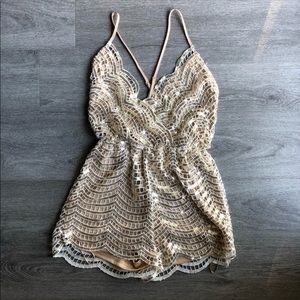 Gold Romper
